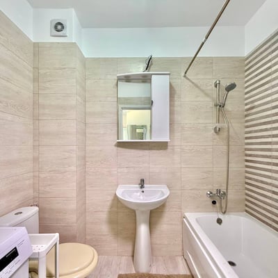 Rental of a modern 2-room apartment, Militari Residence, Chiajna, Bucharest, Romania
